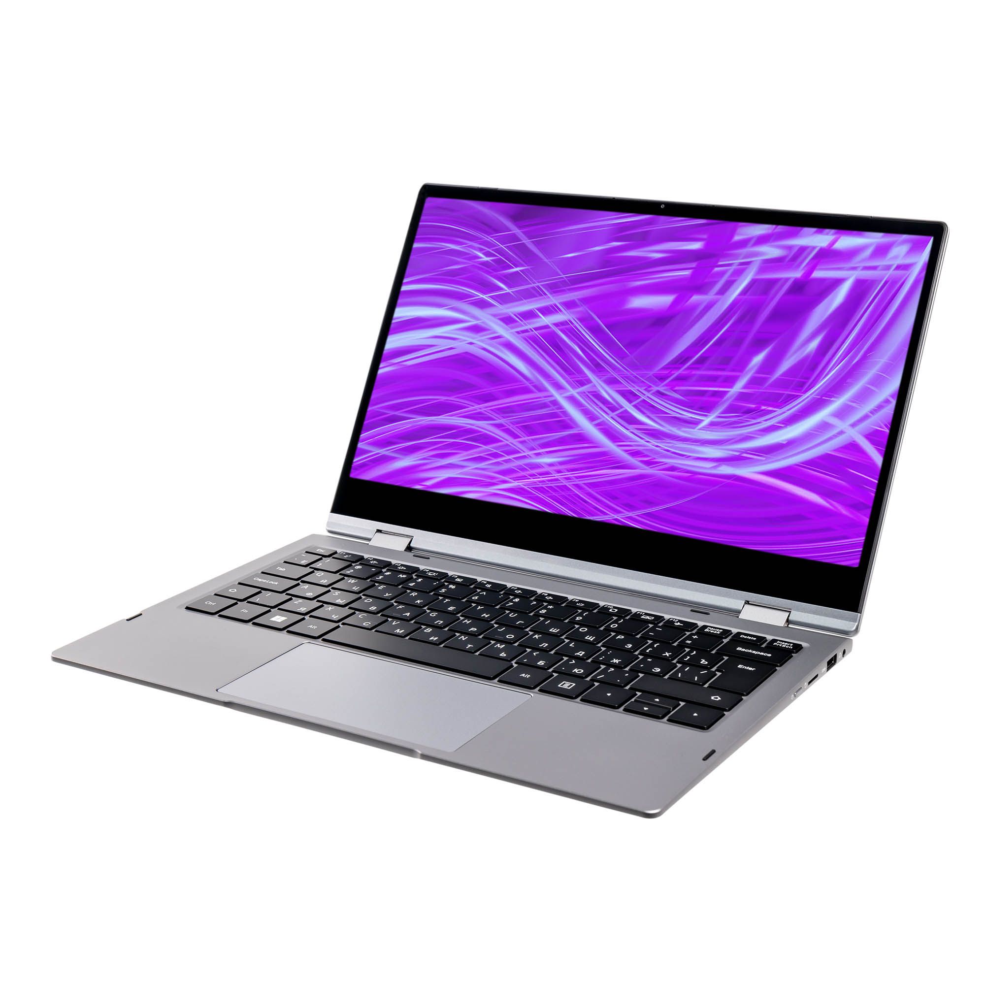 Ноутбук Hiper Slim H1306O3165WM 13.3″/Core i3/16/SSD 512/UHD Graphics/Windows 10 Pro 64 bit/серый— фото №1