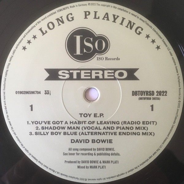 Виниловая пластинка David Bowie - Toy (Limited Edition / 10&quot; Vinyl EP) (2022)— фото №2