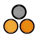Набор цветных фильтров и сот Profoto Clic Grid & Gel Kit для вспышки A1/A1X/C1 Plus