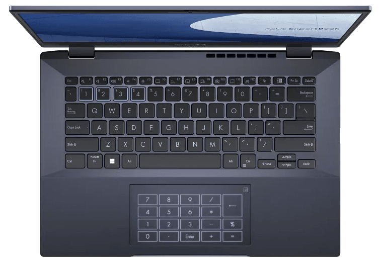 Ультрабук Asus ExpertBook B5 B5402CBA-KI0190 14″/Core i7/16/SSD 512/Iris Xe Graphics/no OS/черный— фото №3