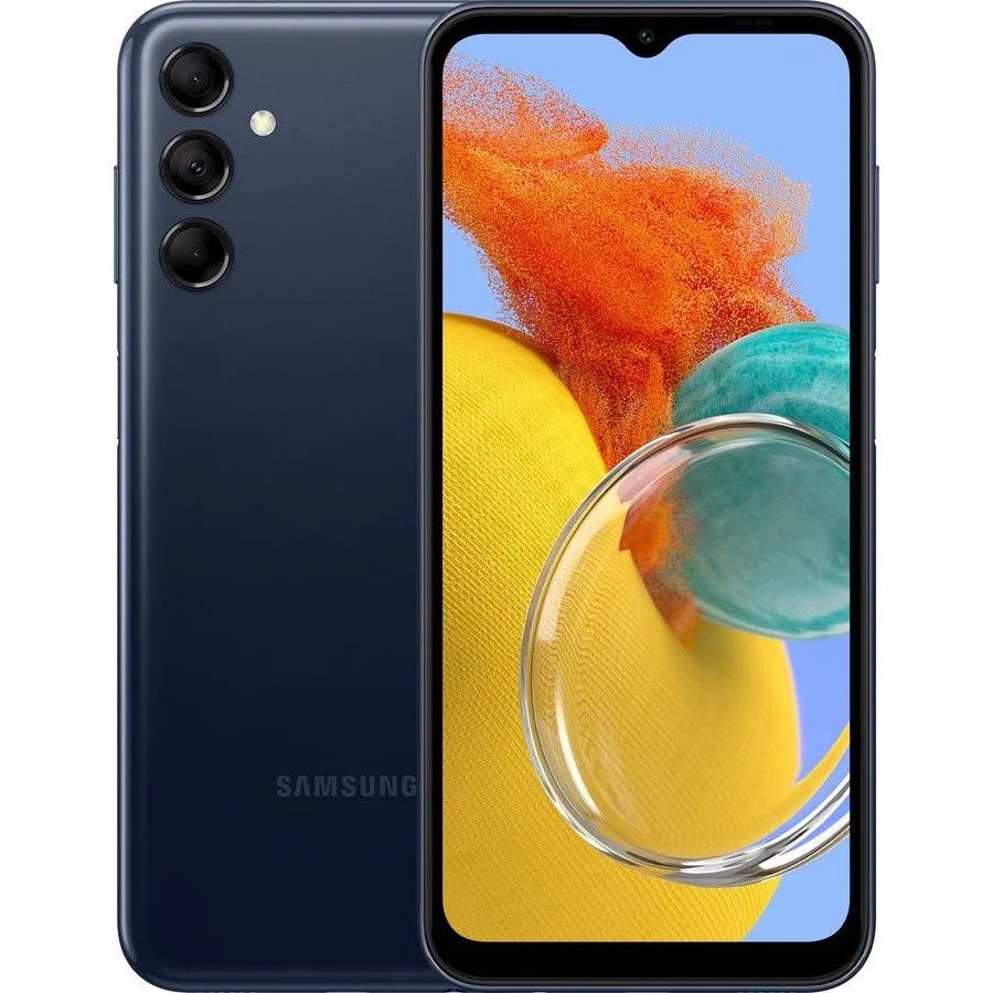 Смартфон Samsung Galaxy M14 64Gb, синий (РСТ)— фото №0