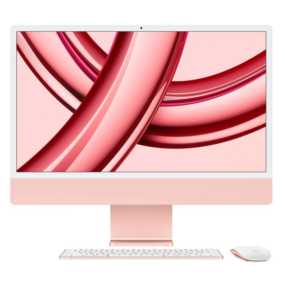 2023 Apple iMac 24″ розовый (Apple M3, 8Gb, SSD 256Gb, M3 (8 GPU))— фото №0