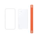 Чехол-накладка Samsung Haze Grip Case для Galaxy A54, поликарбонат, белый— фото №4