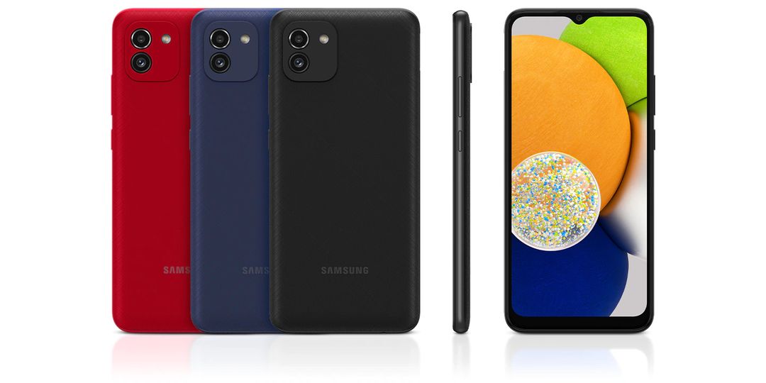 Смартфон Samsung Galaxy A03 32Gb, синий (РСТ)— фото №8