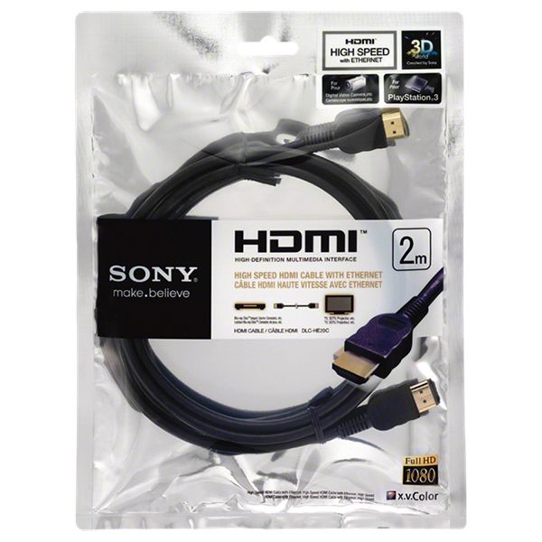 Кабель Sony DLC-HE10BSK HDMI / HDMI, 1м,— фото №1