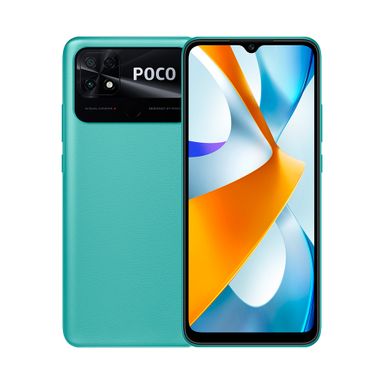 Смартфон POCO C40 6.71″ 64Gb, зеленый