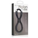 Кабель VLP Nylon Cable USB-C / Lightning, 1,2м, черный— фото №1