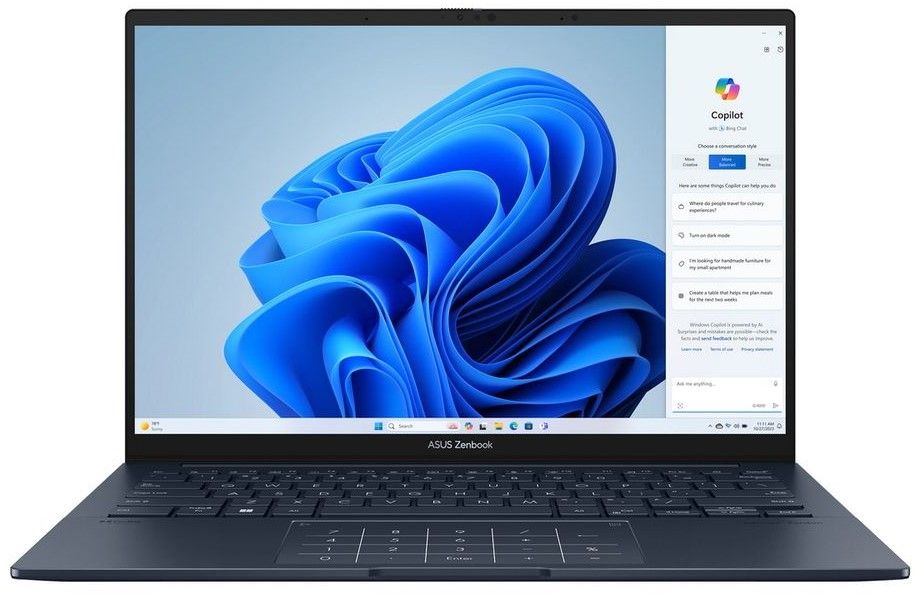 Ультрабук Asus ZenBook 14 OLED UX3405MA-QD437 14″/Core Ultra 5/16/SSD 512/Intel® Arc Graphics/no OS/синий— фото №0