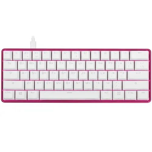 Клавиатура HyperX Alloy Origins 60, розовый— фото №1