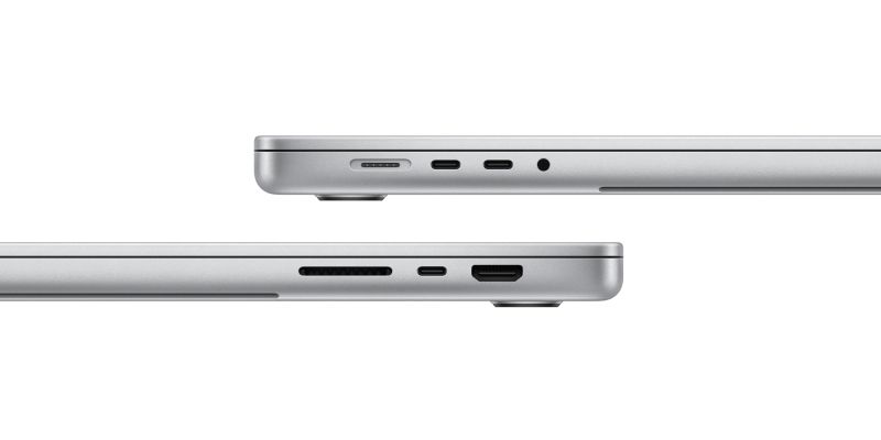 2023 Apple MacBook Pro 16.2″ серебристый (Apple M3 Pro, 18Gb, SSD 512Gb, M3 Pro (18 GPU))— фото №2