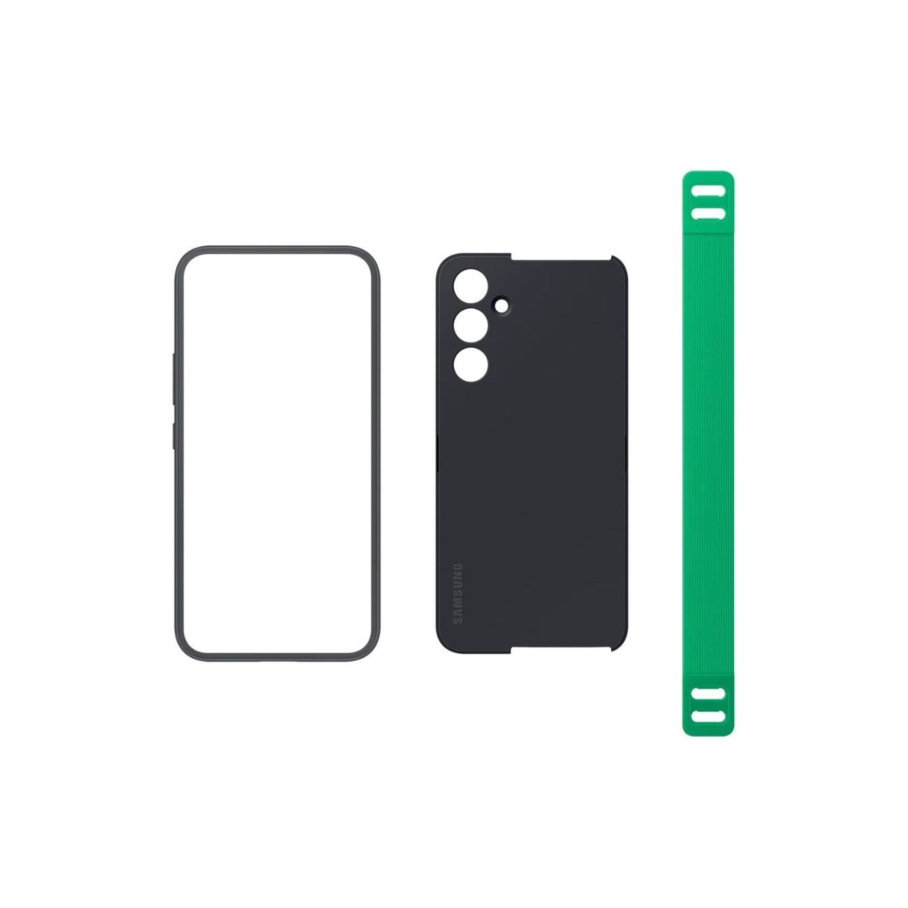Чехол-накладка Samsung Haze Grip Case для Galaxy A54, поликарбонат, черный— фото №2
