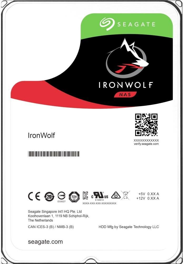 Жёсткий диск 3,5″ Seagate IronWolf Pro 16000GB 7200об/мин 256Мб— фото №0