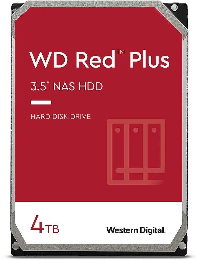 Жёсткий диск 2,5″ WD Red Plus 4000GB 5400об/мин 256Мб— фото №0