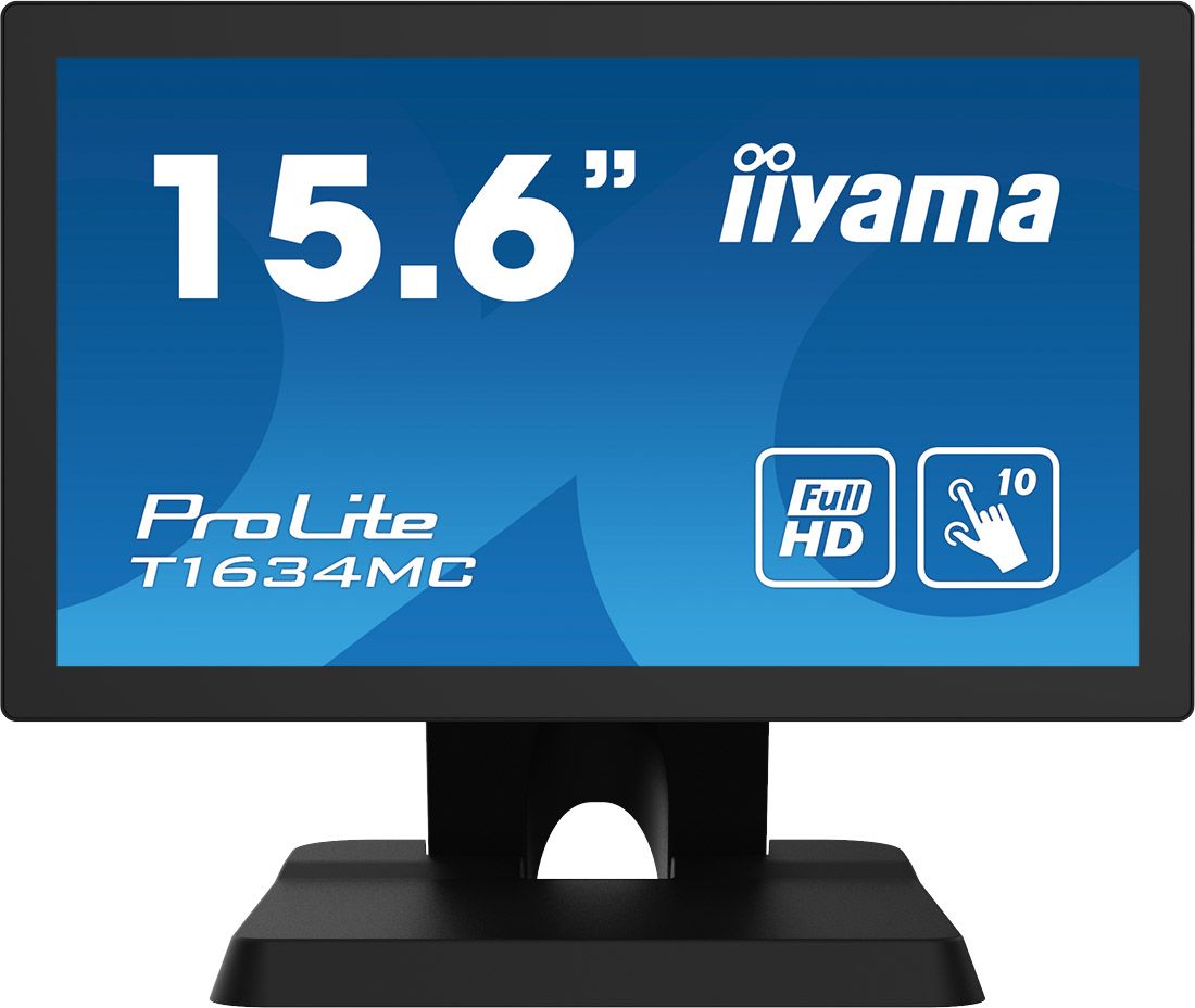 Монитор Iiyama ProLite T1634MC-B8X 15.6″, черный— фото №0