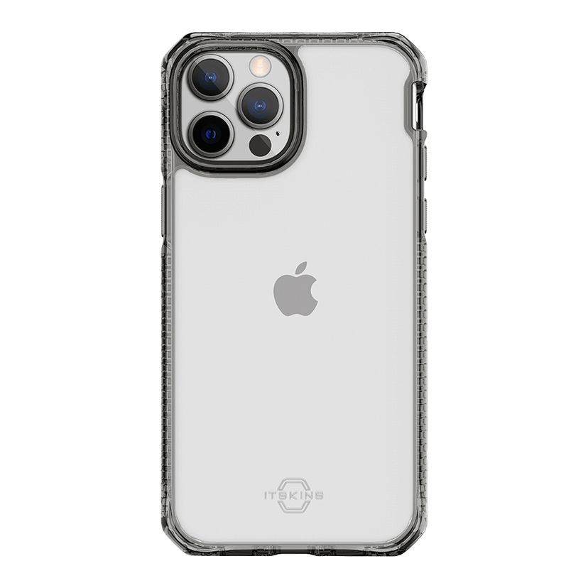 Чехол-накладка Itskins Hybrid Clear для iPhone 13 Pro, поликарбонат, черный— фото №0