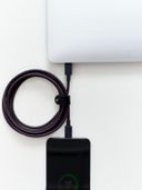 Кабель VLP Nylon Cable USB-C / USB-C, 3A, Вт  2м, черный— фото №3