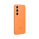 Чехол-накладка Samsung Silicone Case для Galaxy S23, силикон, оранжевый— фото №4