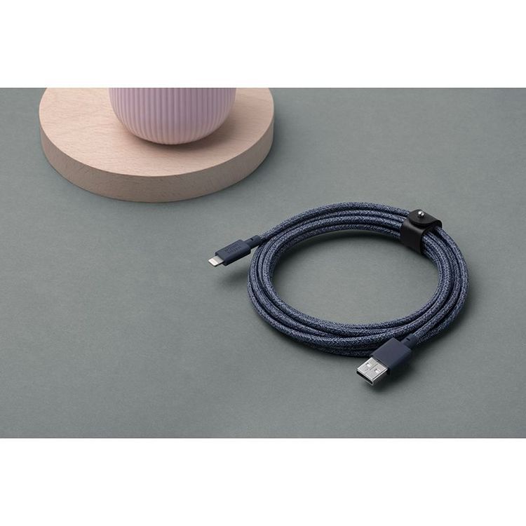 Кабель Native Union Belt Cable USB-C / Lightning, 1,2м, розовый— фото №2