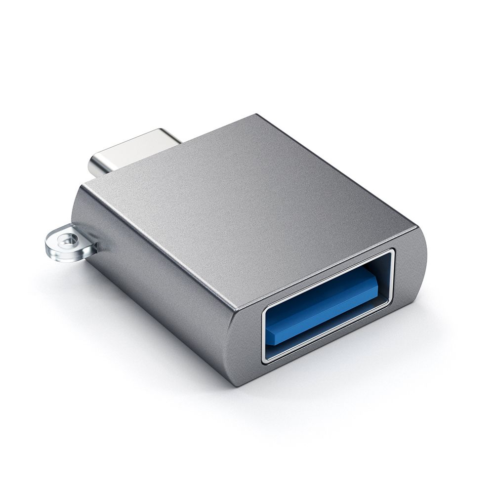 Адаптер Satechi Type-C USB 3.0 USB / USB-C, серый космос— фото №0