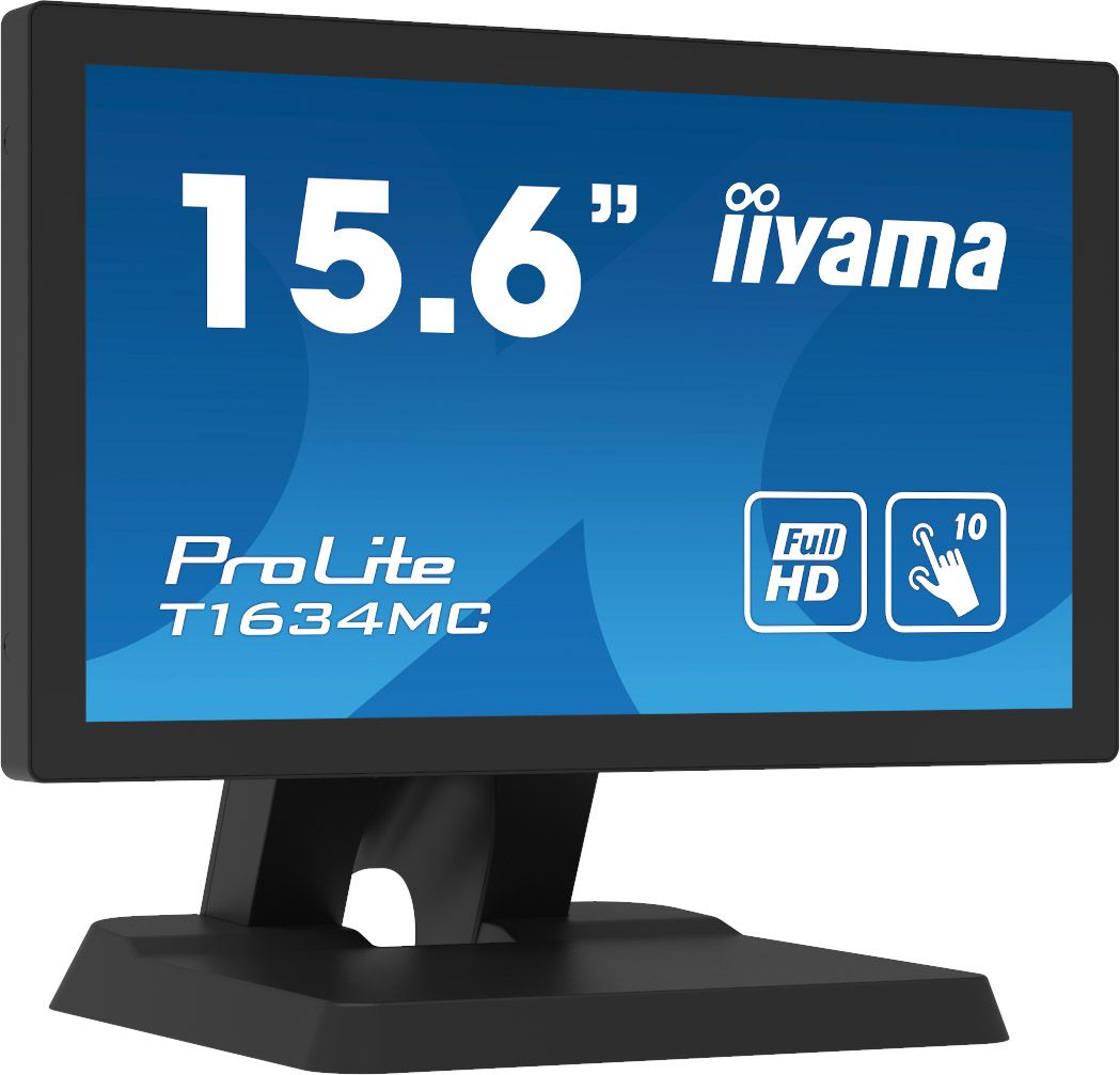 Монитор Iiyama ProLite T1634MC-B8X 15.6″, черный— фото №2