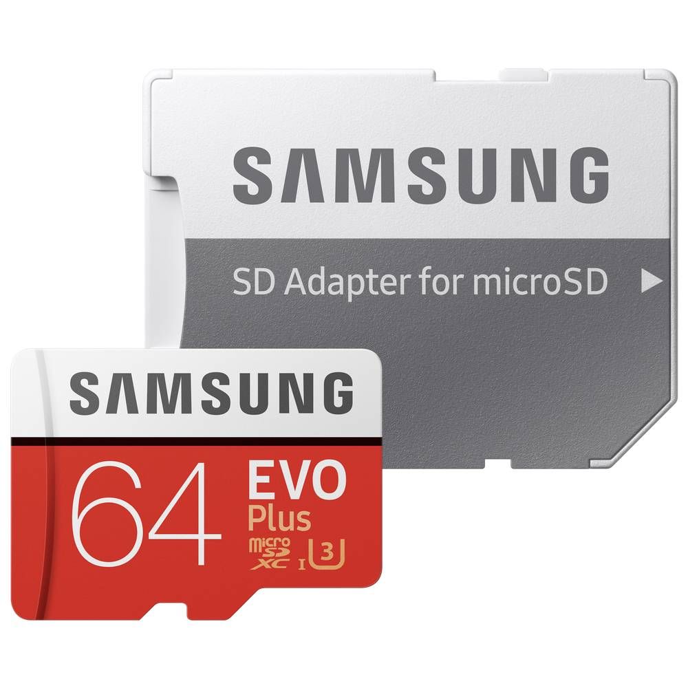 Карта памяти microSDXC Samsung EVO Plus, 64GB— фото №0