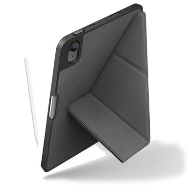 Чехол-книжка Uniq Transforma Anti-microbial для iPad mini (6‑го поколения) (2021), полиуретан, черный