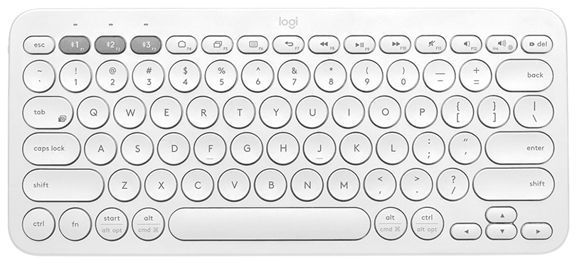 Клавиатура Logitech K380, белый— фото №0