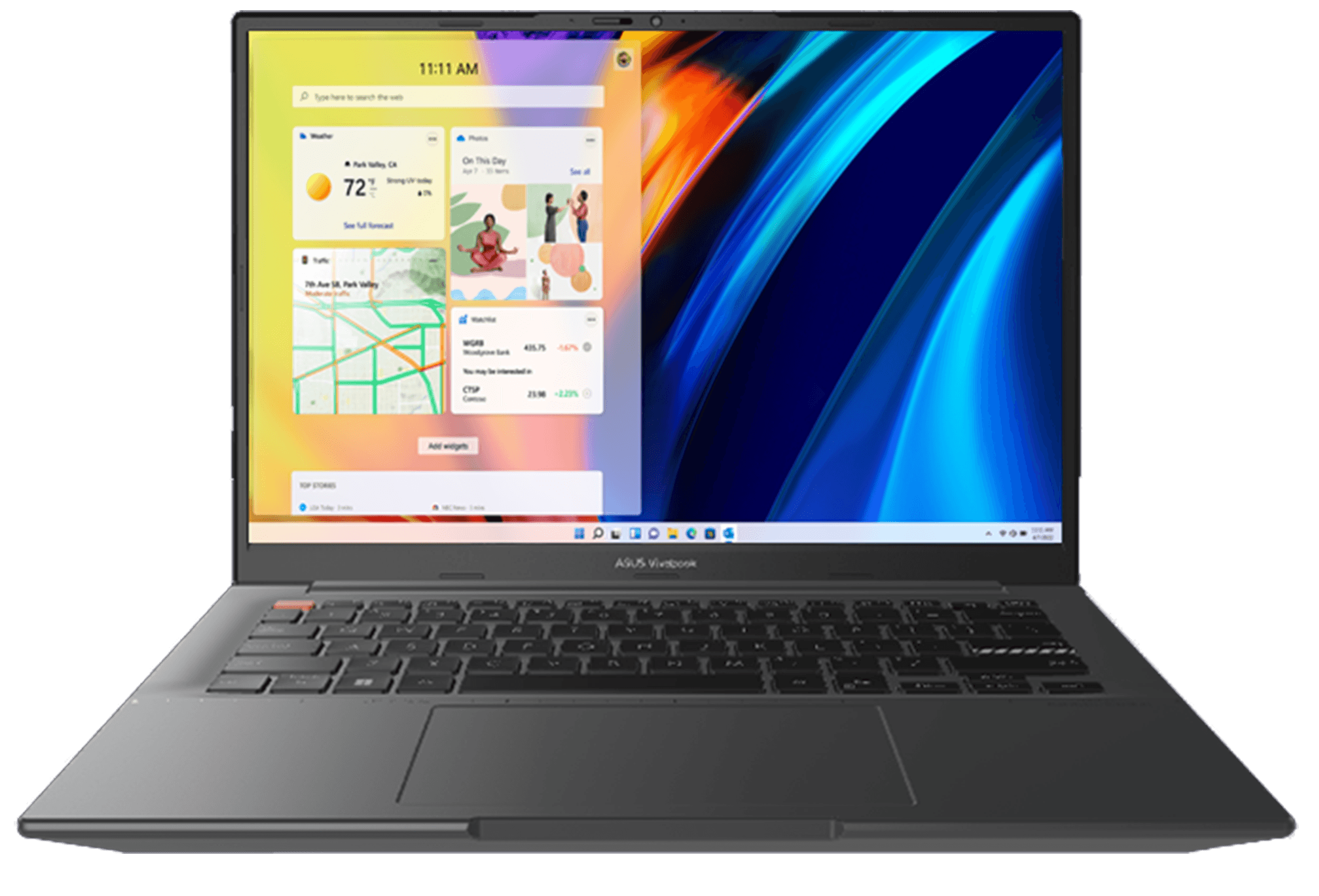 Ноутбук Asus VivoBook S14 OLED M3402RA-KM081 14″/Ryzen 7/16/SSD 1024/Radeon Graphics/no OS/серый— фото №0