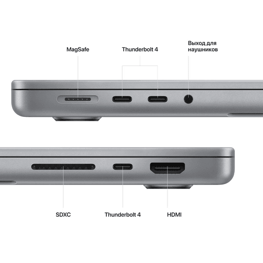 2023 Apple MacBook Pro 16.2″ серый космос (Apple M2 Pro, 16Gb, SSD 512Gb, M2 Pro (19 GPU))— фото №5