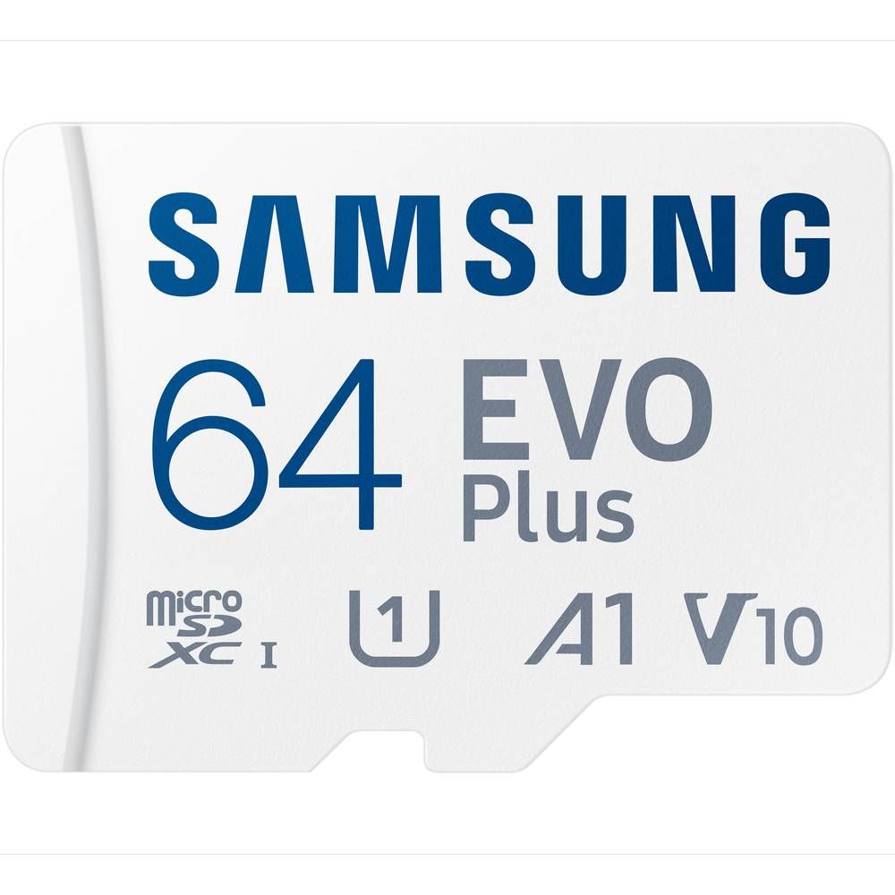 Карта памяти microSDXC Samsung EVO Plus, 64GB