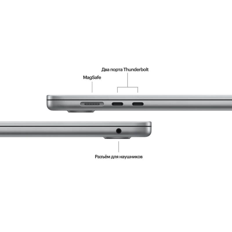 2024 Apple MacBook Air 13.6″ серый космос (Apple M3, 8Gb, SSD 512Gb, M3 (10 GPU))— фото №5