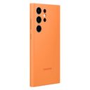 Чехол-накладка Samsung Silicone Case для Galaxy S23 Ultra, силикон, оранжевый— фото №4