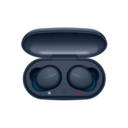 Беспроводные наушники Sony WF-XB700, голубой— фото №3