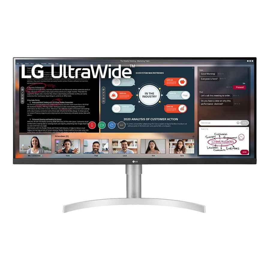 Монитор LG UltraFine 4K 32UN650-W 31.5″, белый— фото №0