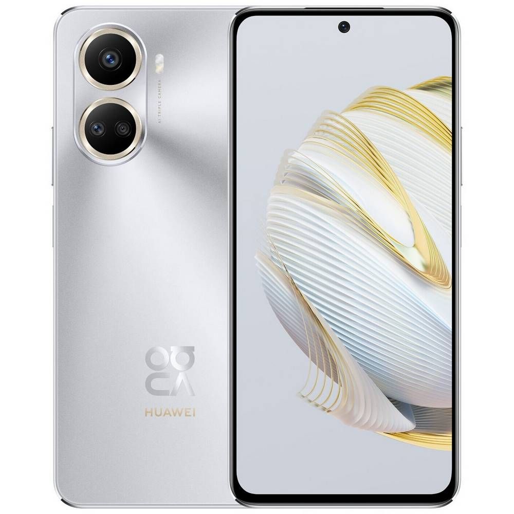 Смартфон Huawei Nova 10 SE 6.67″ 128Gb, серебристый— фото №0