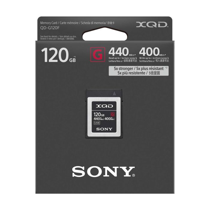 Карта памяти XQD Sony серии XQD G, 120GB— фото №2