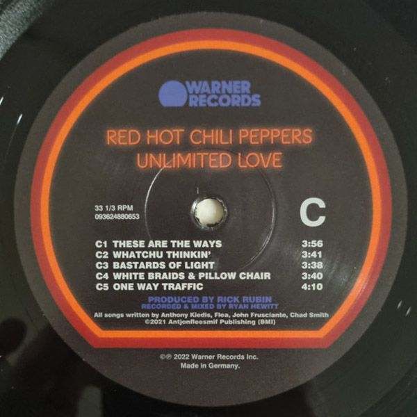 Виниловая пластинка Red Hot Chili Peppers - Unlimited Love (2LP) (2022)— фото №6
