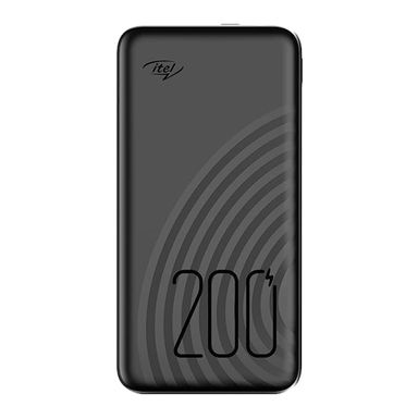 Внешний аккумулятор Itel Star 200F 20000 мАч, черный