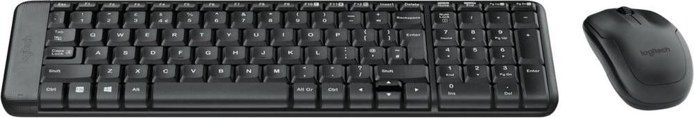 Клавиатура и мышь Logitech MK220, черный— фото №1