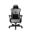 Кресло игровое Anda Seat T-Pro 2, искусственная кожа,цвет: серый+черный— фото №0