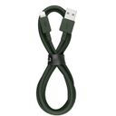 Кабель VLP Nylon Cable USB / Lightning, 1,2м, темно-зеленый— фото №0