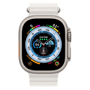 Apple Watch Ultra GPS + Cellular 49mm (браслет Ocean Band белый, IP6X)— фото №1
