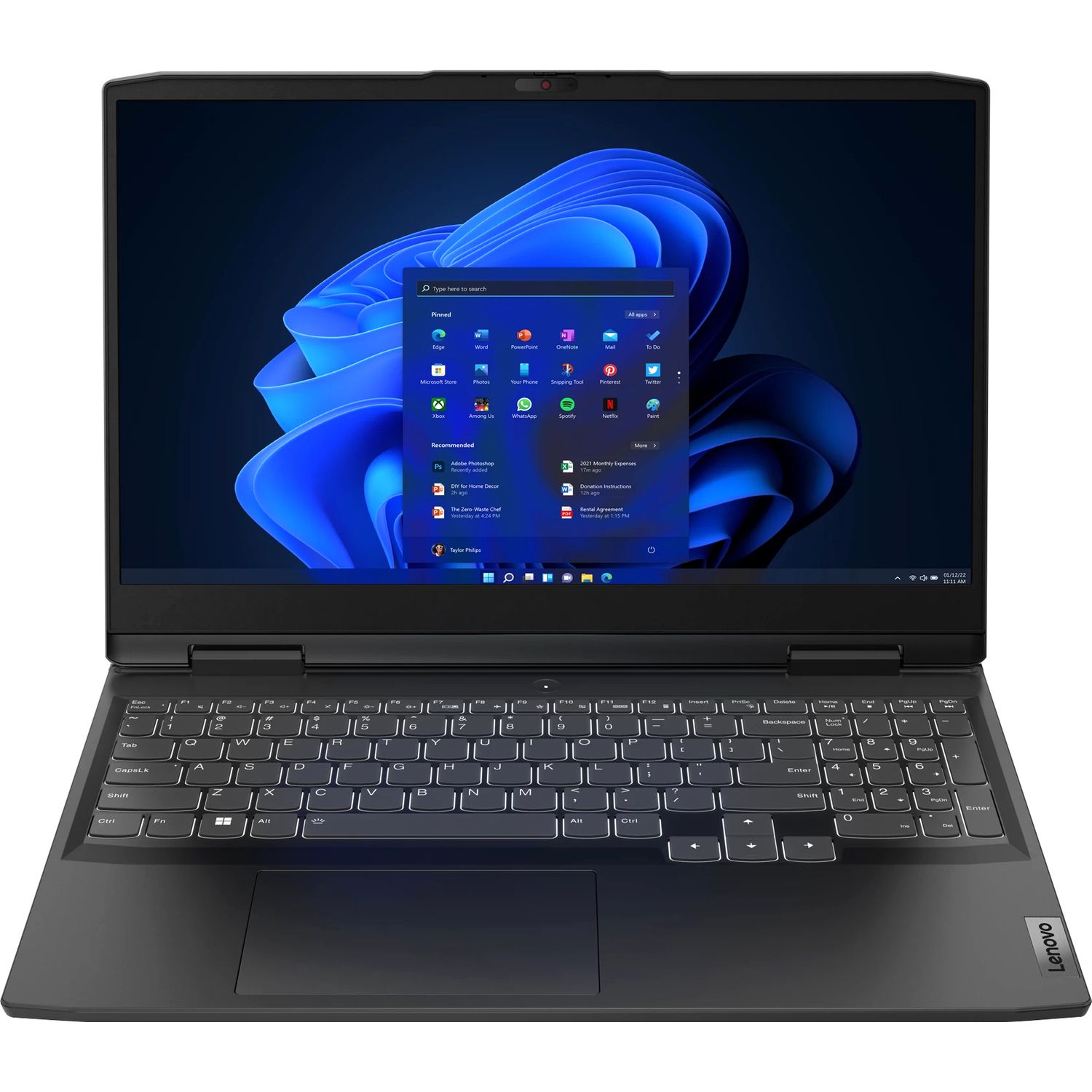 Ноутбук Lenovo IdeaPad Gaming 3 15ARH7 15.6″/Ryzen 7/16/SSD 512/3050 Ti/Windows 11 Home 64-bit/серый— фото №0