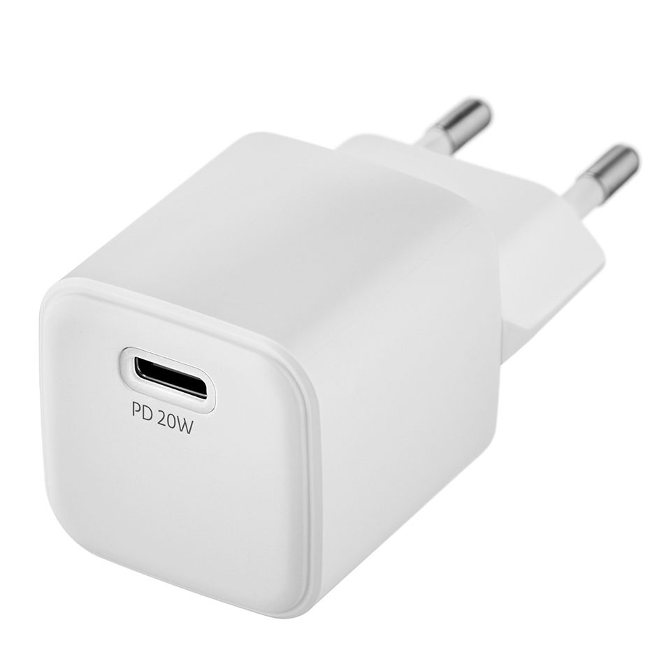 Зарядное устройство сетевое uBear Wall charger Select, 20Вт, белый— фото №0