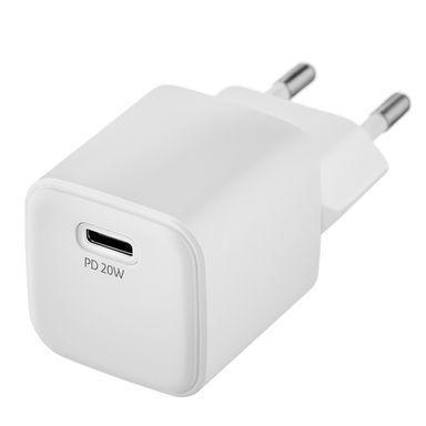 Зарядное устройство сетевое uBear Wall charger Select, 20Вт, белый