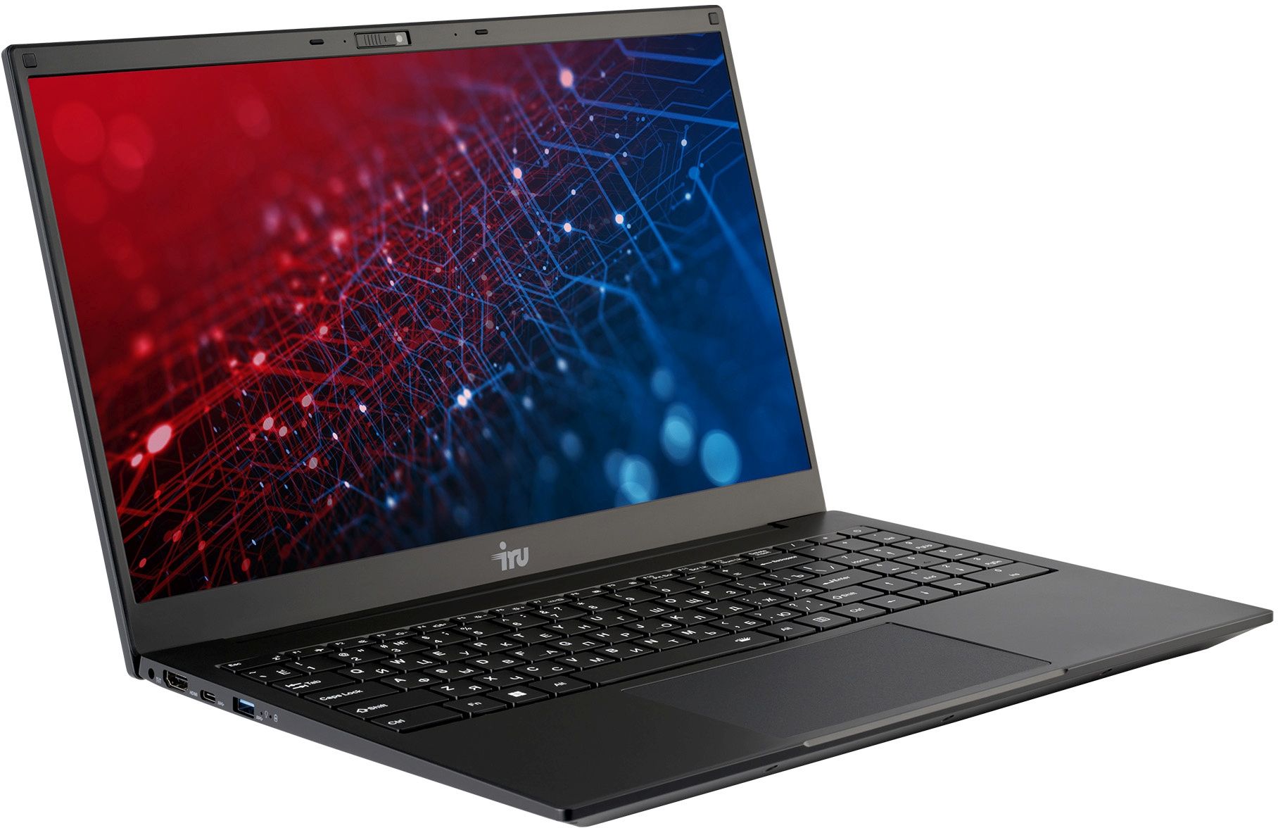 Ноутбук IRU Калибр 15TLI 15.6″/Core i5/8/SSD 512/Iris Xe Graphics/FreeDOS/черный— фото №2