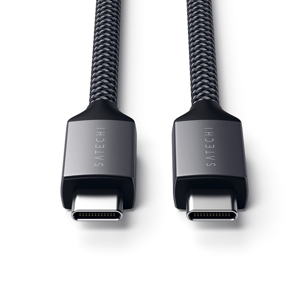 Кабель Satechi Type-C - Type-C USB-C / USB-C, 2м, черный— фото №4
