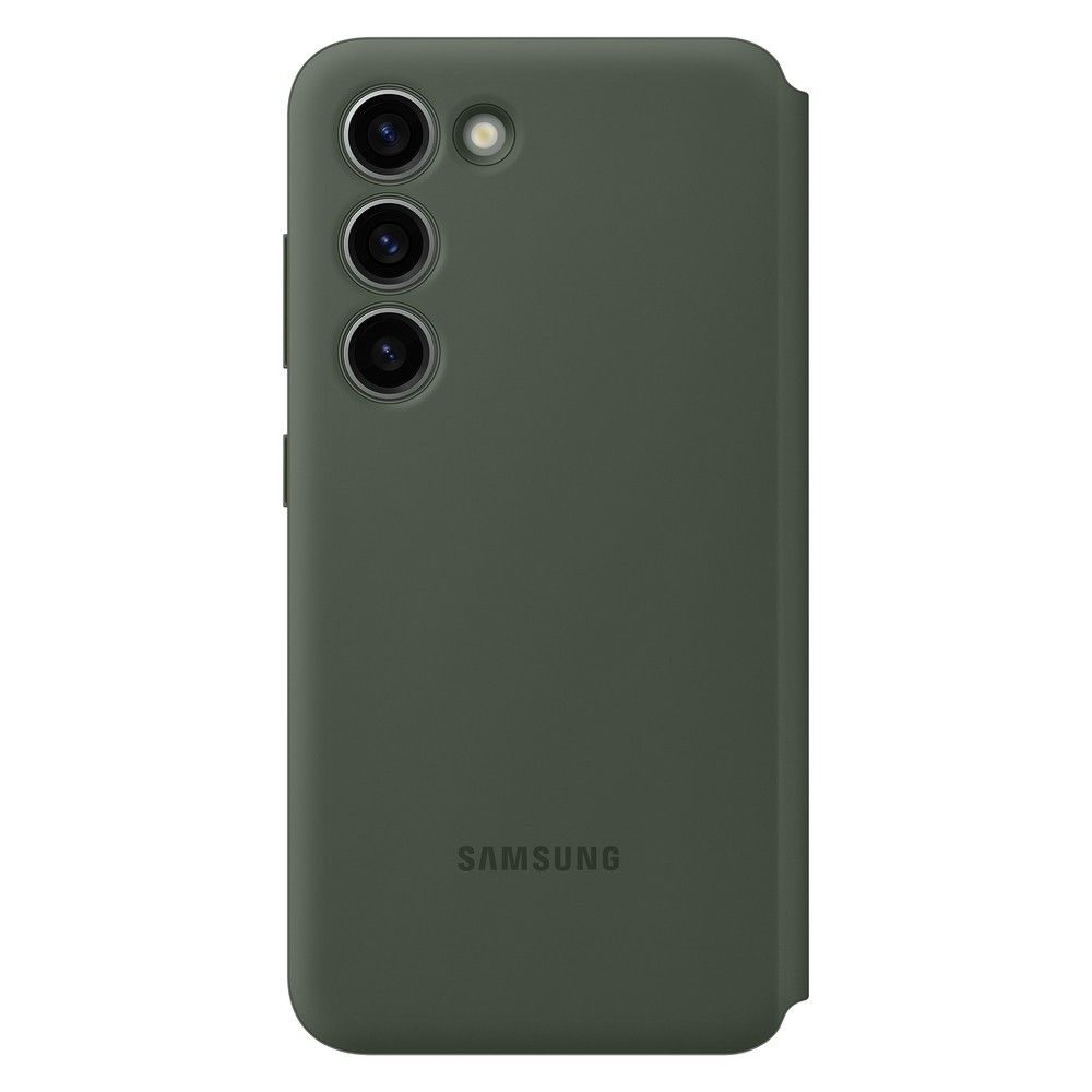 Чехол-книжка Samsung Smart View Wallet Case для Galaxy S23, поликарбонат, хаки— фото №1