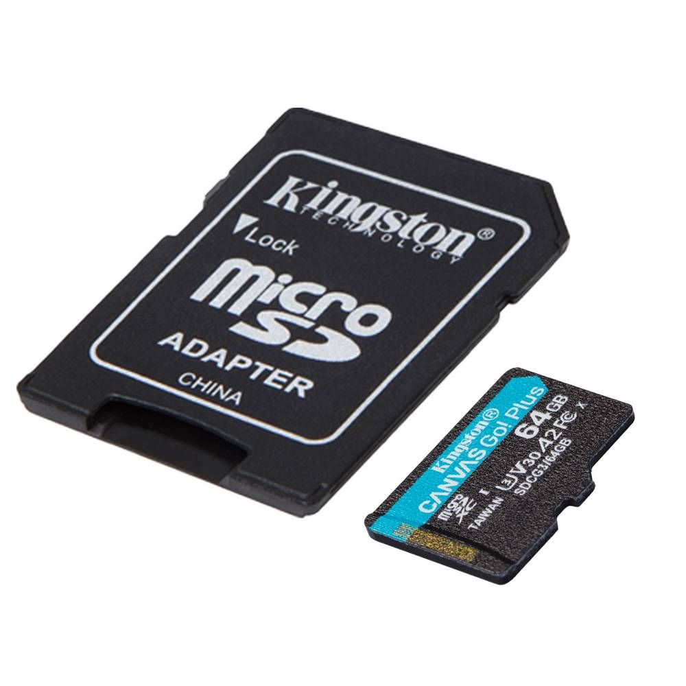 Карта памяти microSDXC Kingston Canvas Go Plus, 64GB— фото №1
