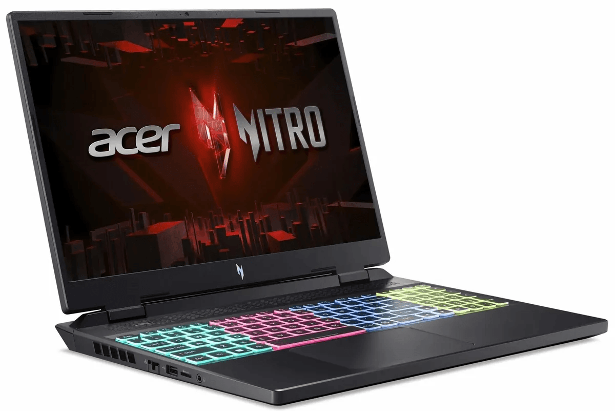 Ноутбук Acer Nitro 16 AN16-41 16″/Ryzen 9/32/SSD 1024/4070 для ноутбуков/no OS/черный— фото №1